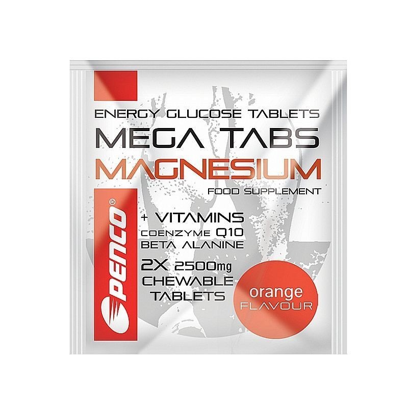 PENCO MEGA TABS MAGNESIUM 2x2500MG POMERANČ PENCO MEGA TABS MAGNESIUM 2x2500MG POMERANČ