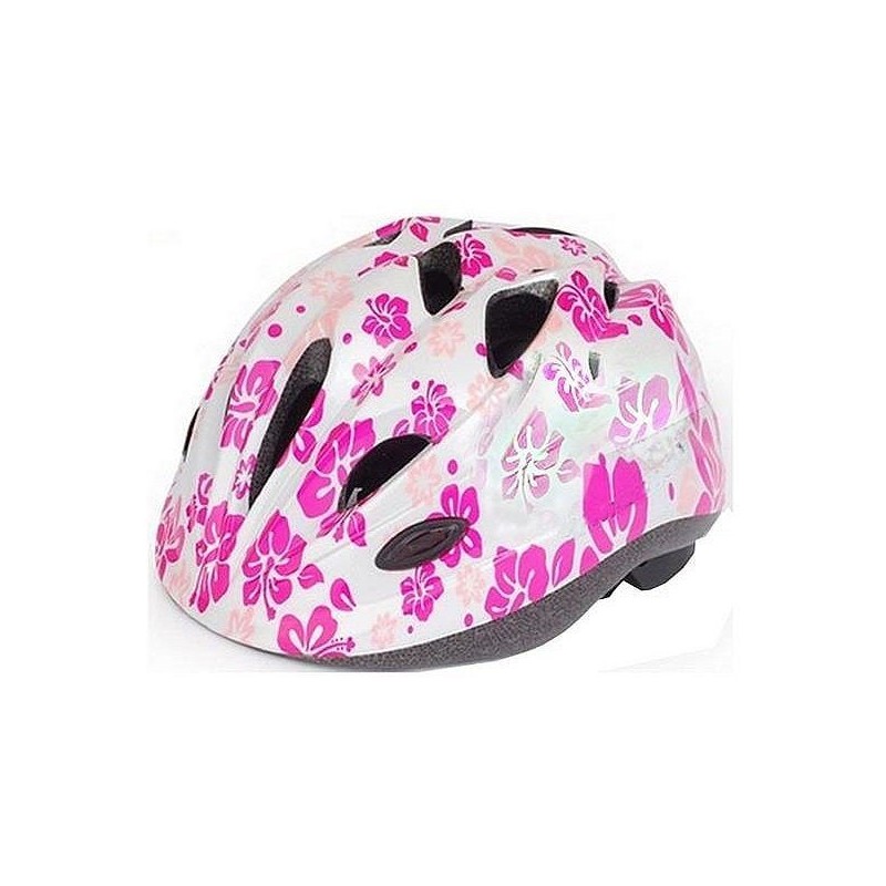 PŘILBA NEXELO FUNNY BÍLÁ KVĚTY S 48 - 52 cm PŘILBA NEXELO FUNNY BÍLÁ KVĚTY S 48 - 52 cm