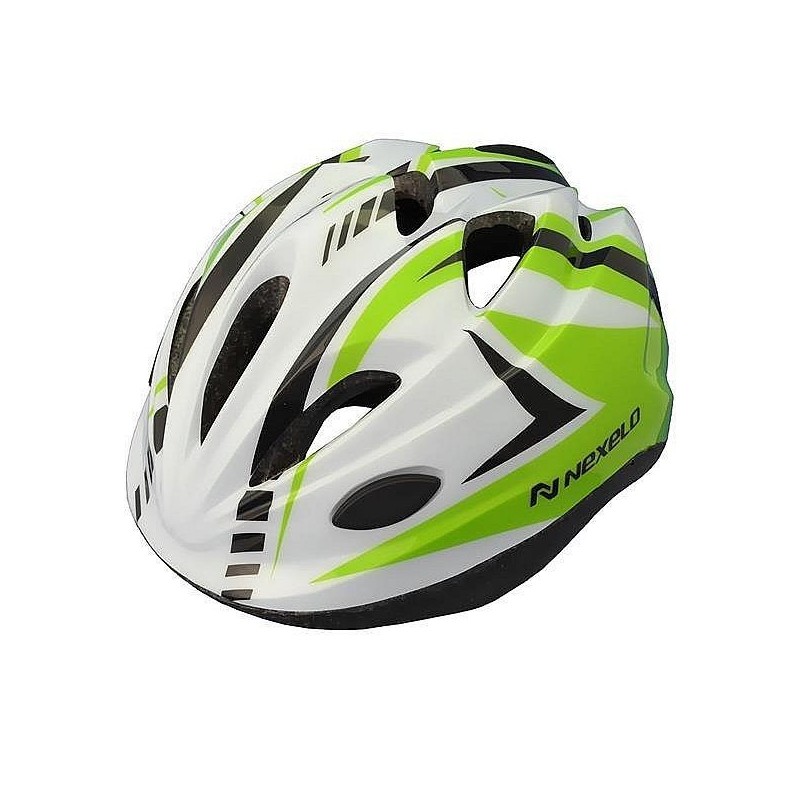 PŘILBA NEXELO FUNNY BÍLO-ZELENÁ S 48 - 52 cm PŘILBA NEXELO FUNNY BÍLO-ZELENÁ S 48 - 52 cm
